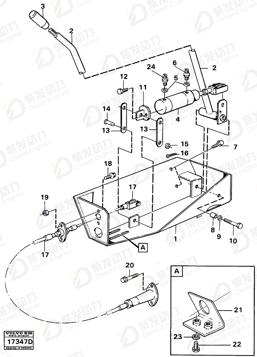 VOLVO Screw 4941783 Drawing