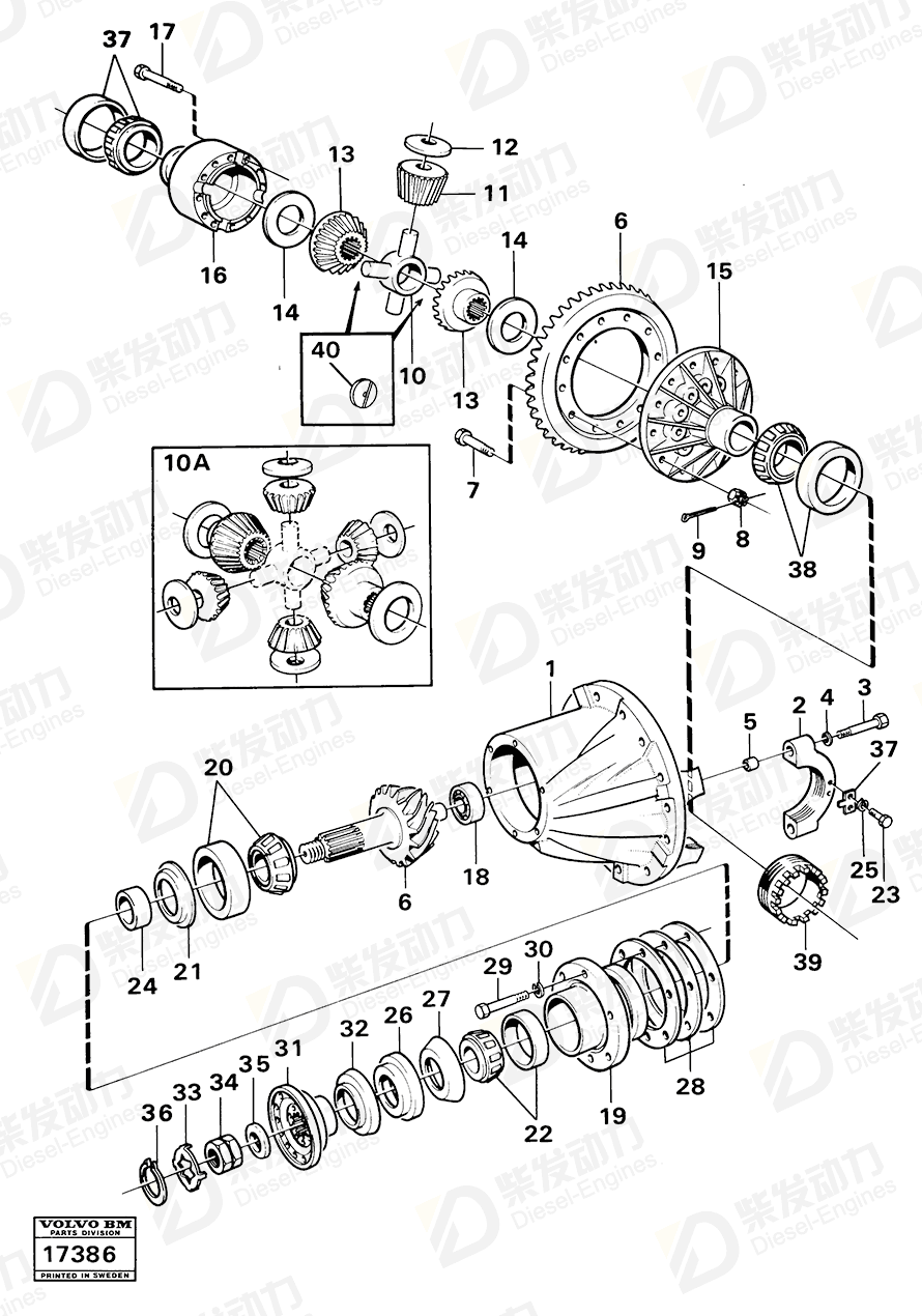 VOLVO Washer 7120173 Drawing