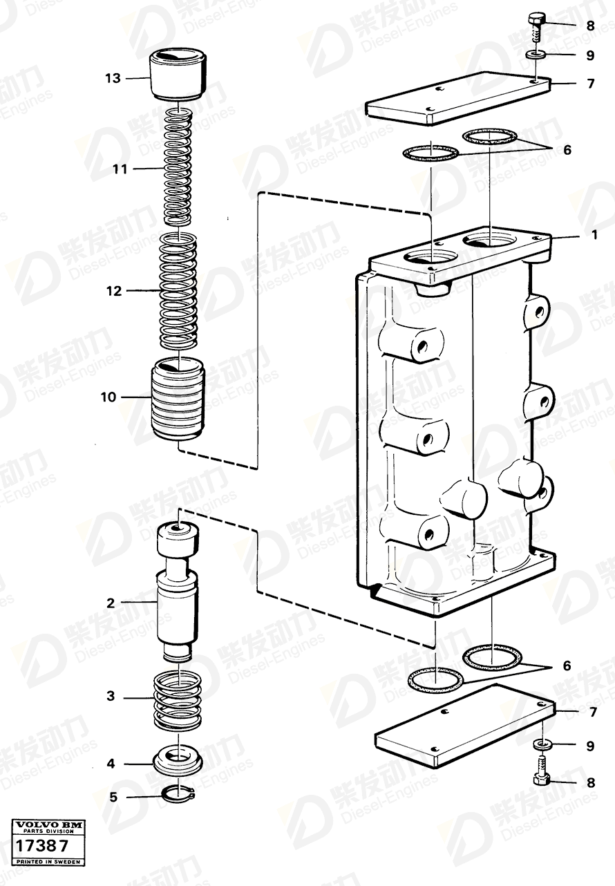 VOLVO Spring 4720784 Drawing