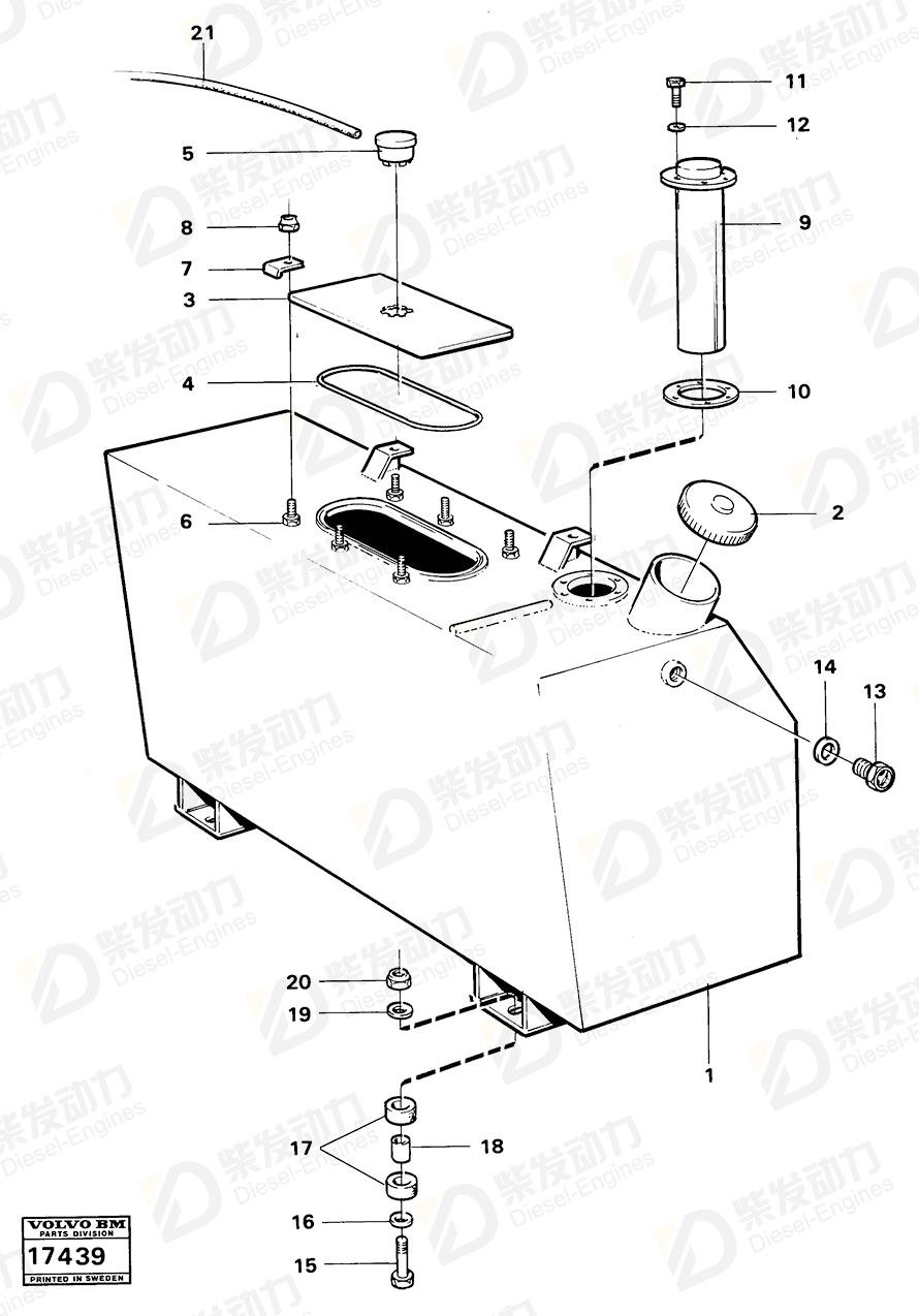 VOLVO Sealing ring 6626911 Drawing