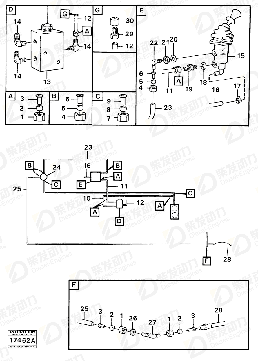 VOLVO O-ring 1587177 Drawing