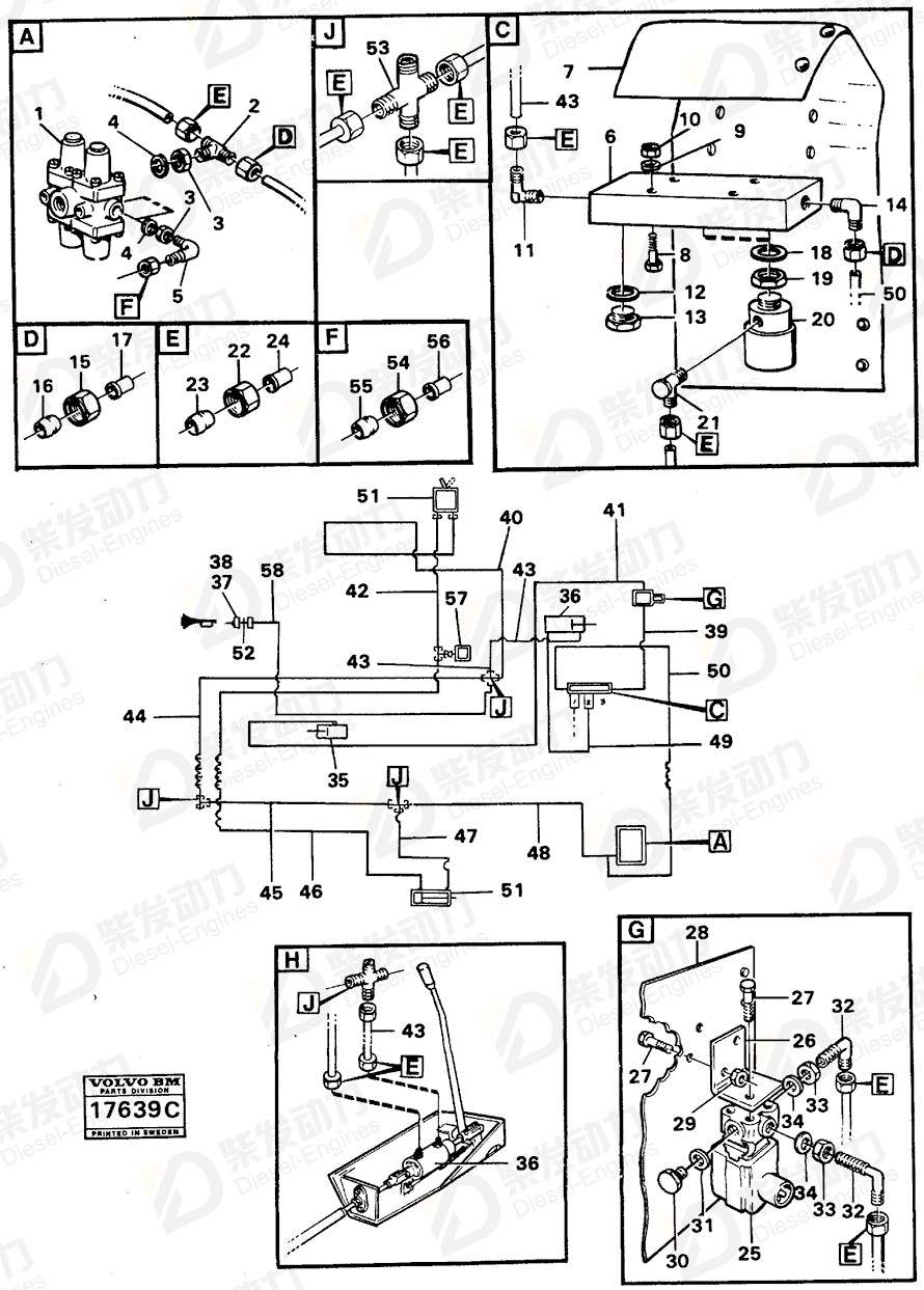 VOLVO Pressure indicator 340993 Drawing