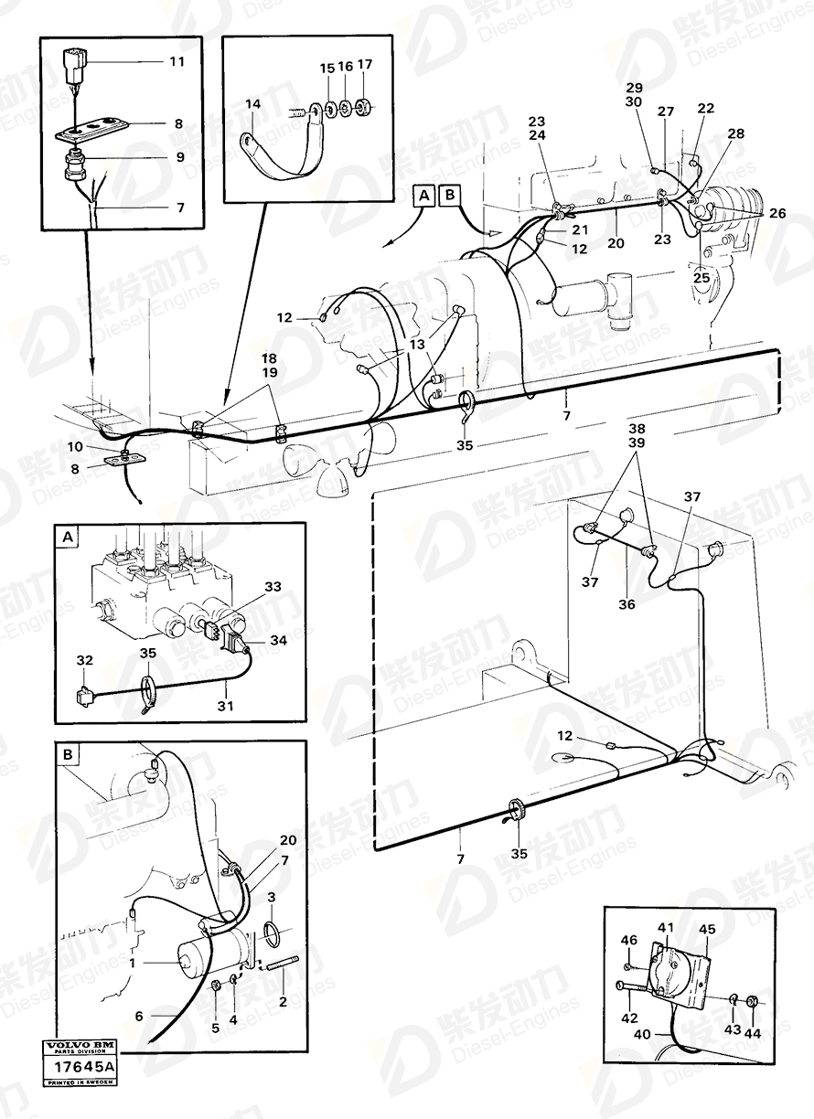 VOLVO Fitting 1585405 Drawing
