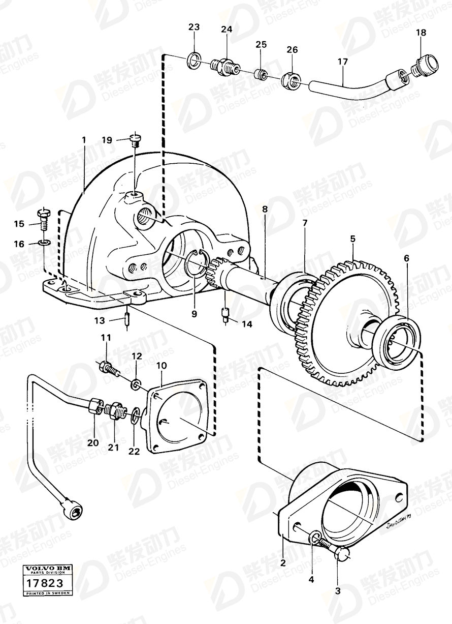 VOLVO Housing 4719415 Drawing