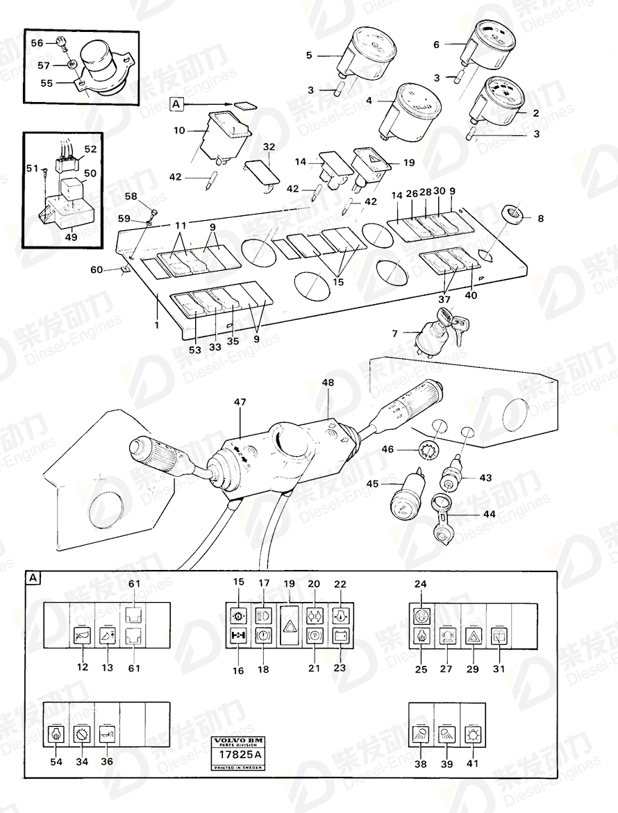 VOLVO Switch 4803463 Drawing