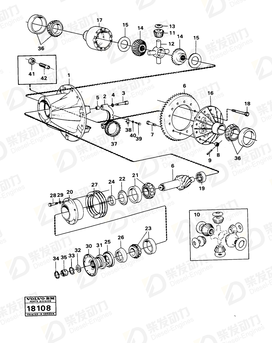 VOLVO Sealing ring 4717577 Drawing