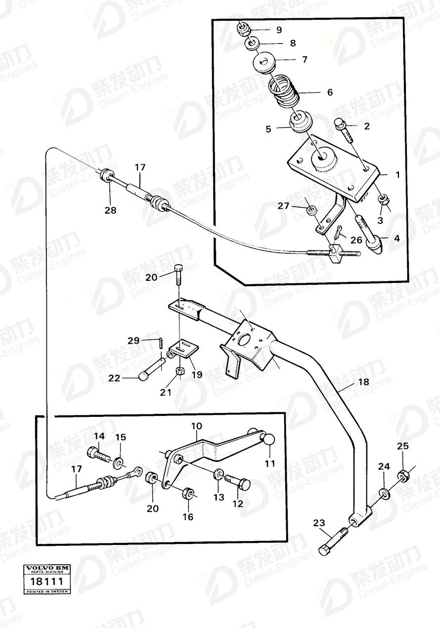 VOLVO Lock nut 13963120 Drawing