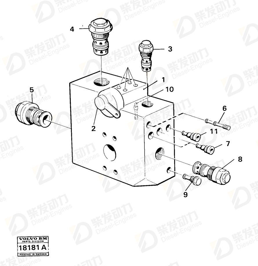 VOLVO Back-up ring 11992534 Drawing VOLVO Back-up ring 11992534 Drawing