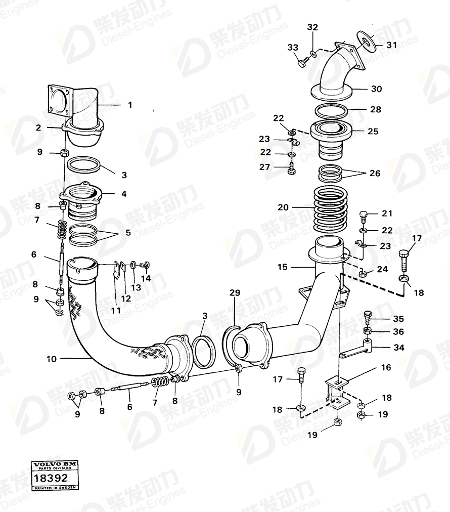 VOLVO Connector 4940857 Drawing