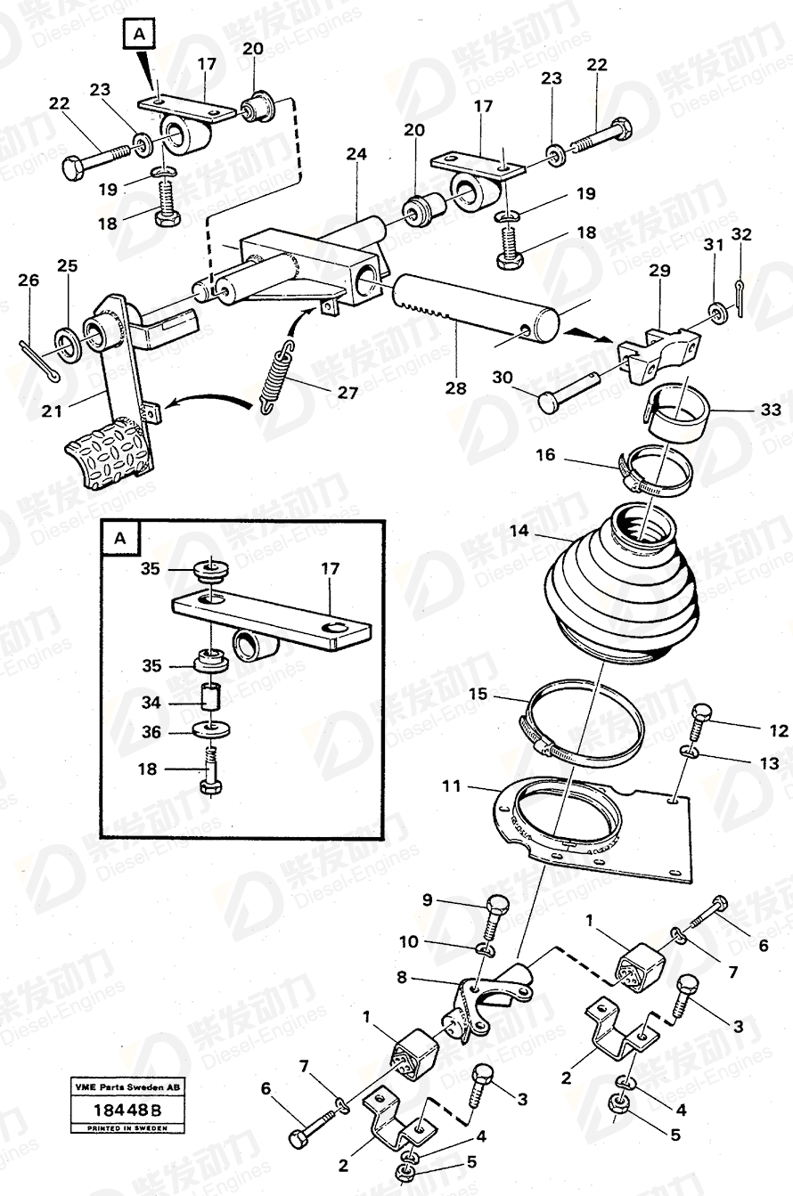VOLVO Hexagon screw 955226 Drawing VOLVO Hexagon screw 955226 Drawing