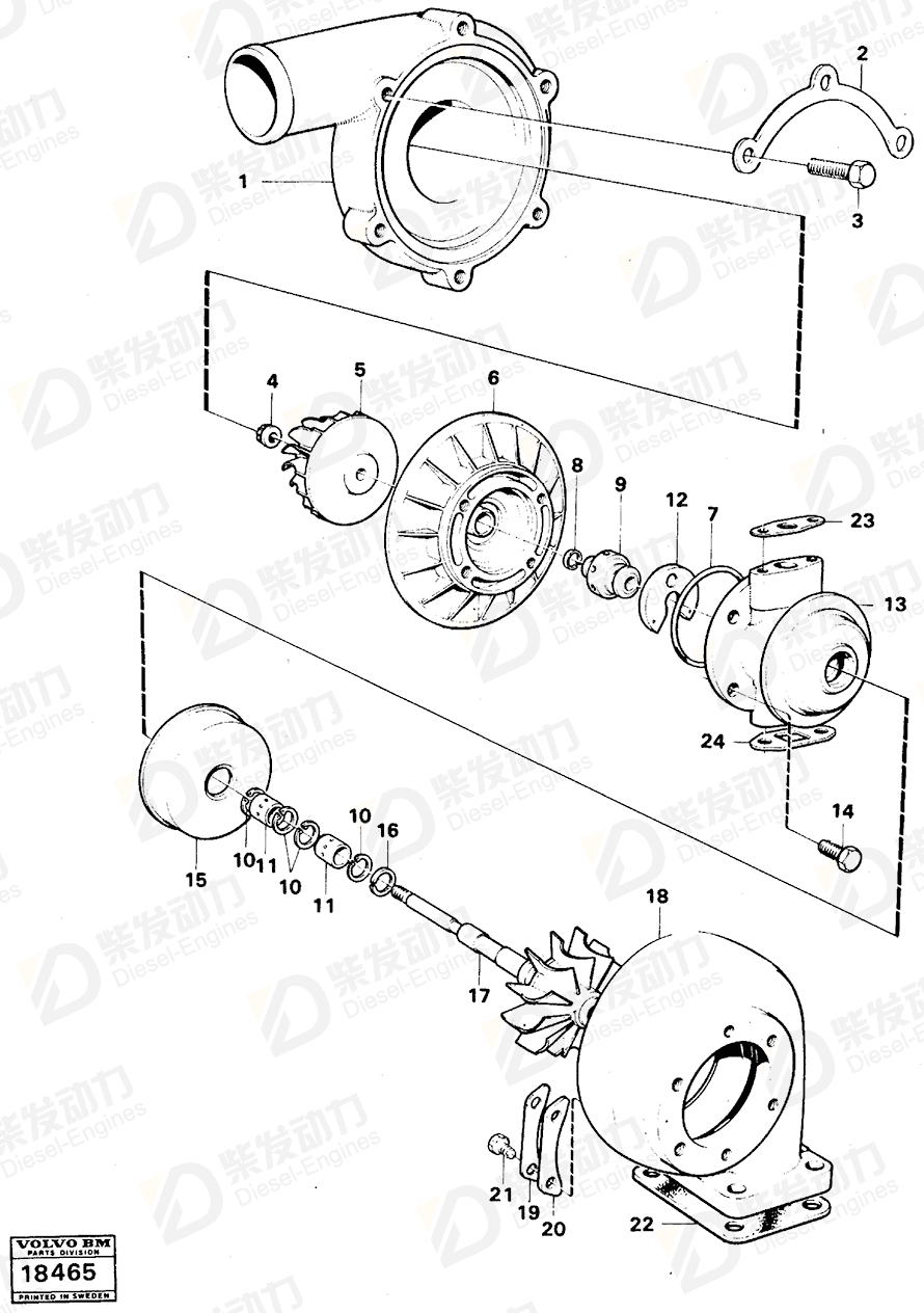 VOLVO Lock nut 6212671 Drawing