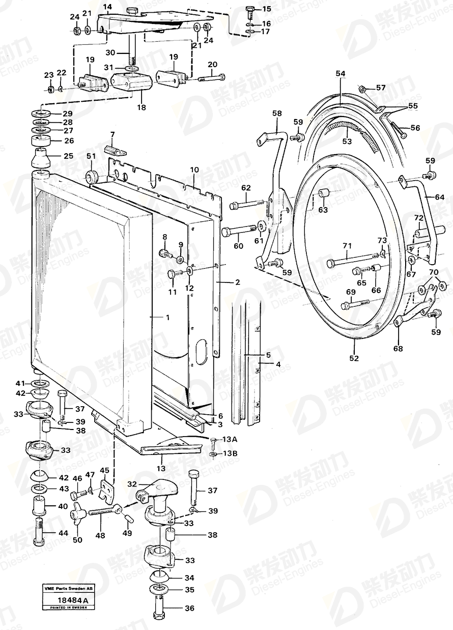 VOLVO Hexagon screw 970977 Drawing