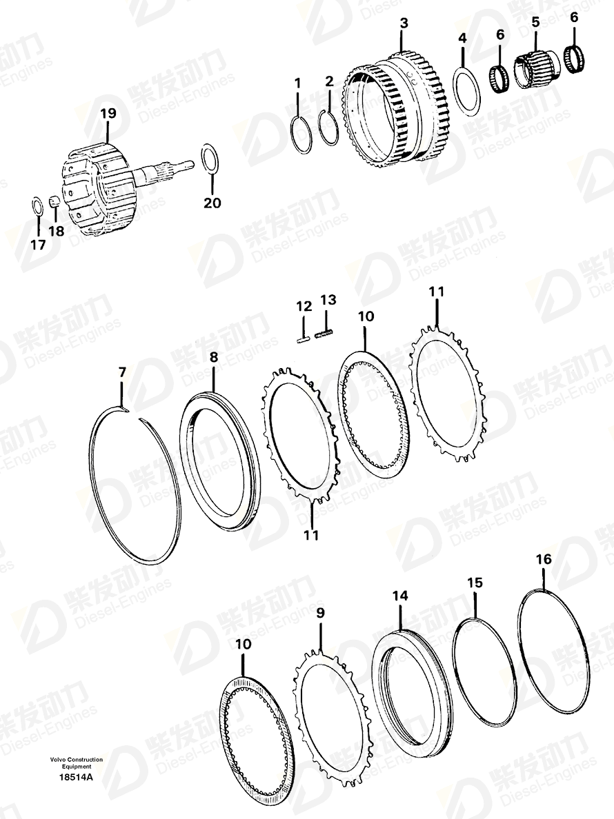 VOLVO Disc 11991116 Drawing