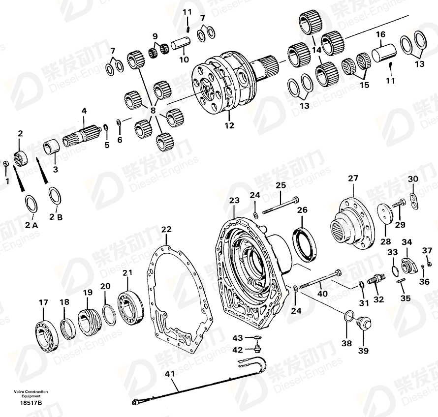 VOLVO Shaft 11991181 Drawing