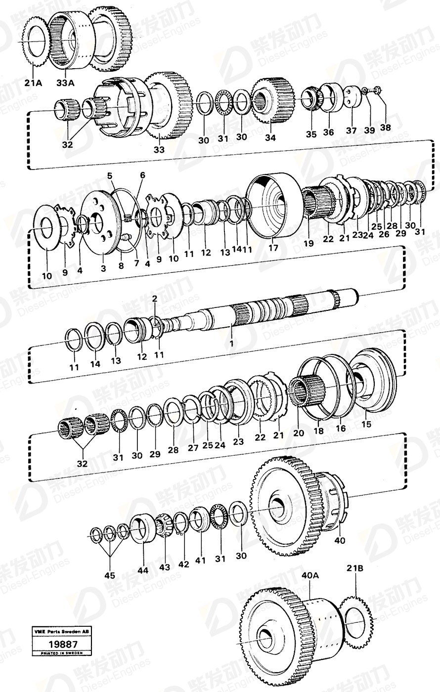 VOLVO Needle holder 4785782 Drawing