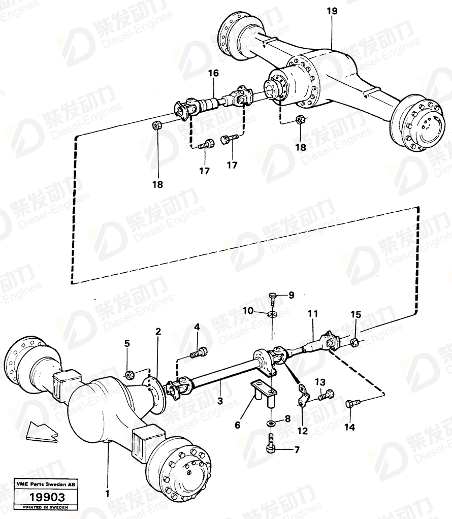 VOLVO Hexagon screw 13970903 Drawing VOLVO Hexagon screw 13970903 Drawing