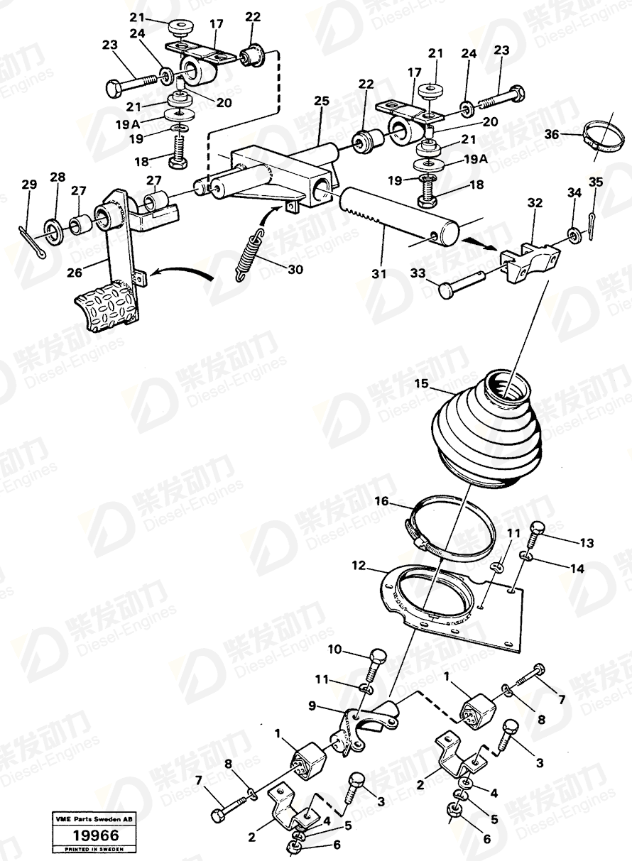 VOLVO Washer 960137 Drawing