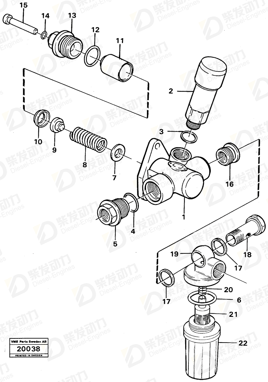 VOLVO Spring 11993690 Drawing