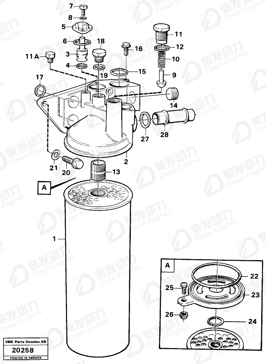 VOLVO Nipple 4771600 Drawing