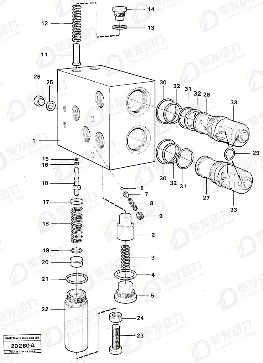 VOLVO Plug 944506 Drawing