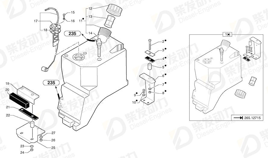 VOLVO Screw 4380058 Drawing