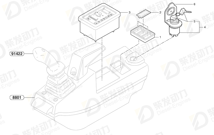 VOLVO Muff 5160032 Drawing