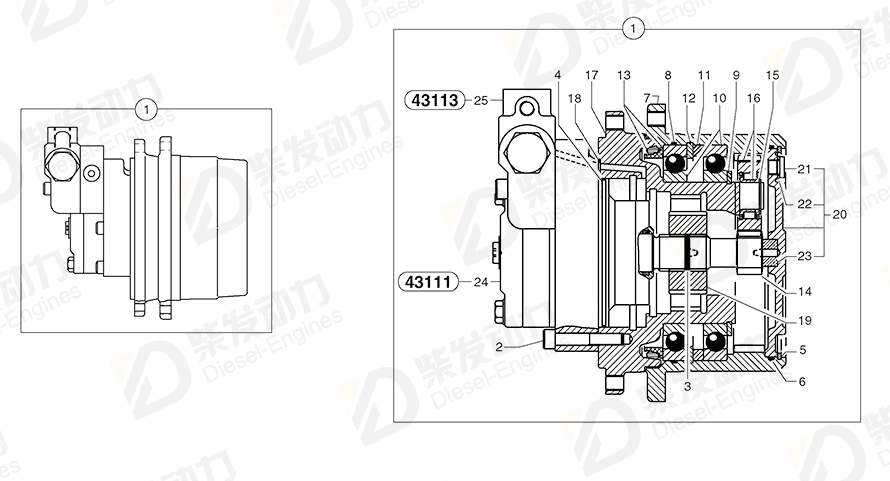 VOLVO Friction Disc 7411217 Drawing