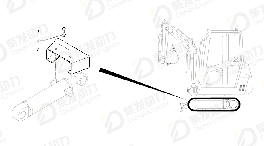 VOLVO Washer 4460026 Drawing