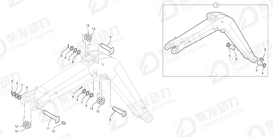 VOLVO Lub Nipple 5580006 Drawing