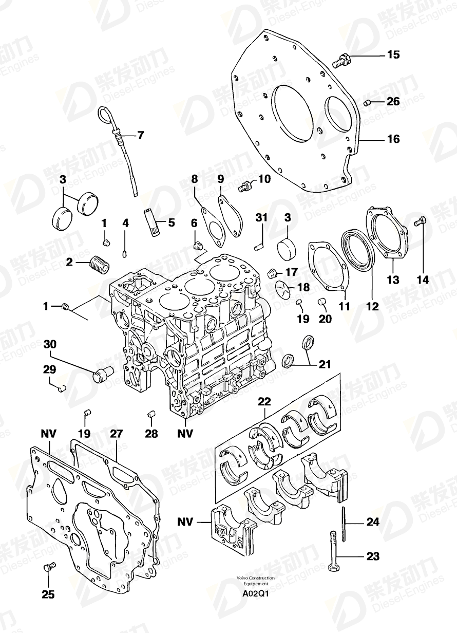 VOLVO Plug 7410144 Drawing