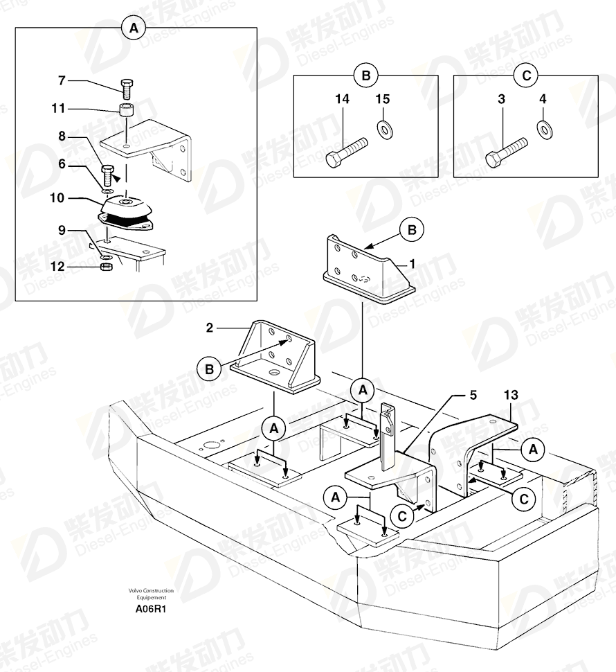VOLVO Spacer 11805695 Drawing