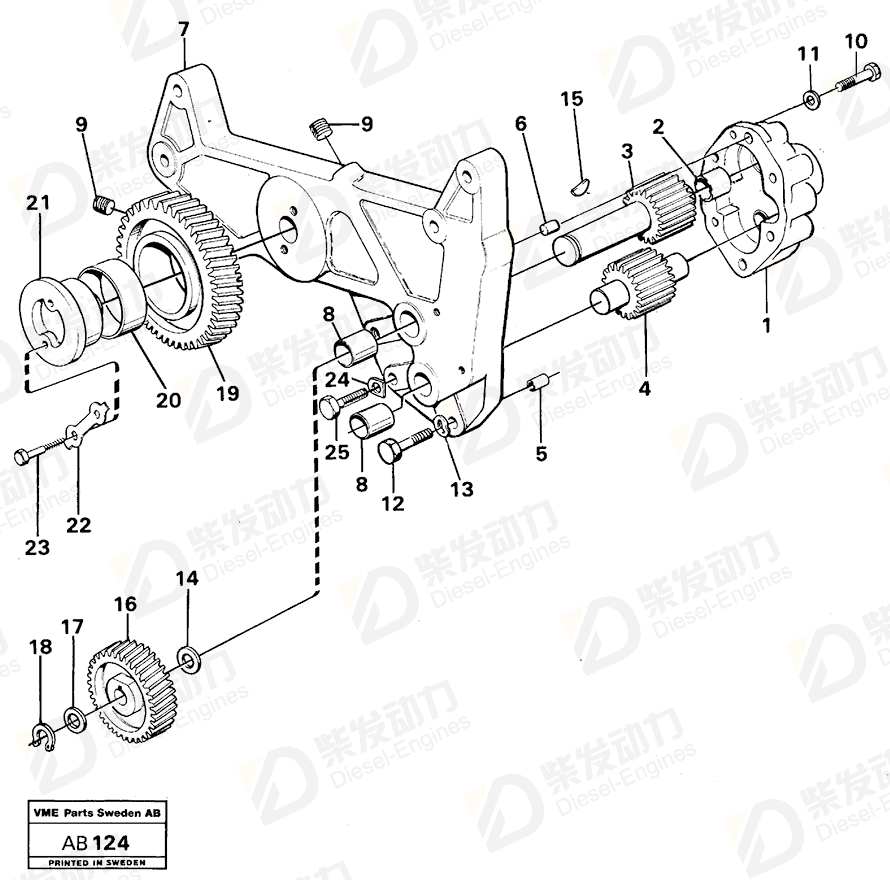 VOLVO Screw 955515 Drawing