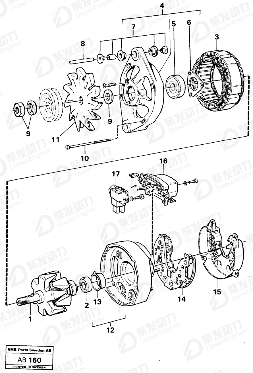 VOLVO Guide 840634 Drawing