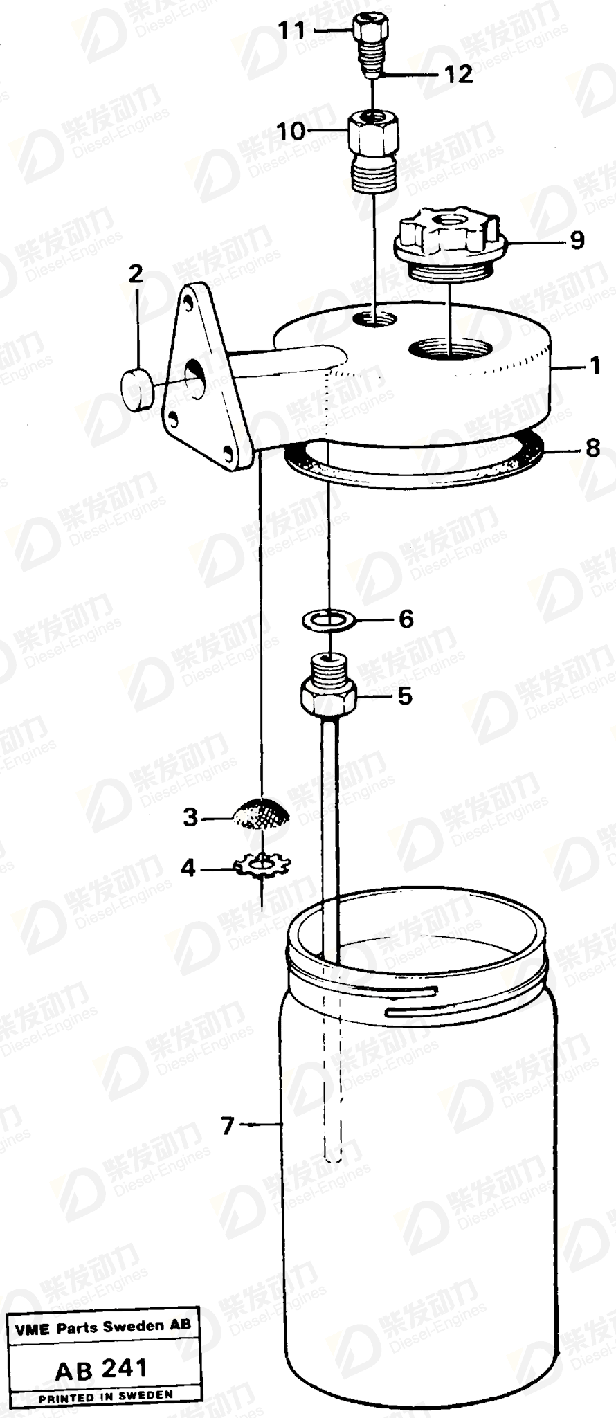 VOLVO Washer 7363462 Drawing