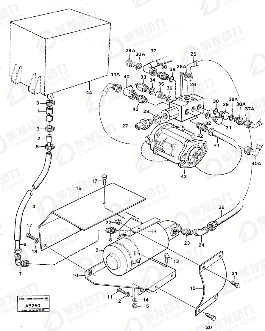 VOLVO Plug 929356 Drawing