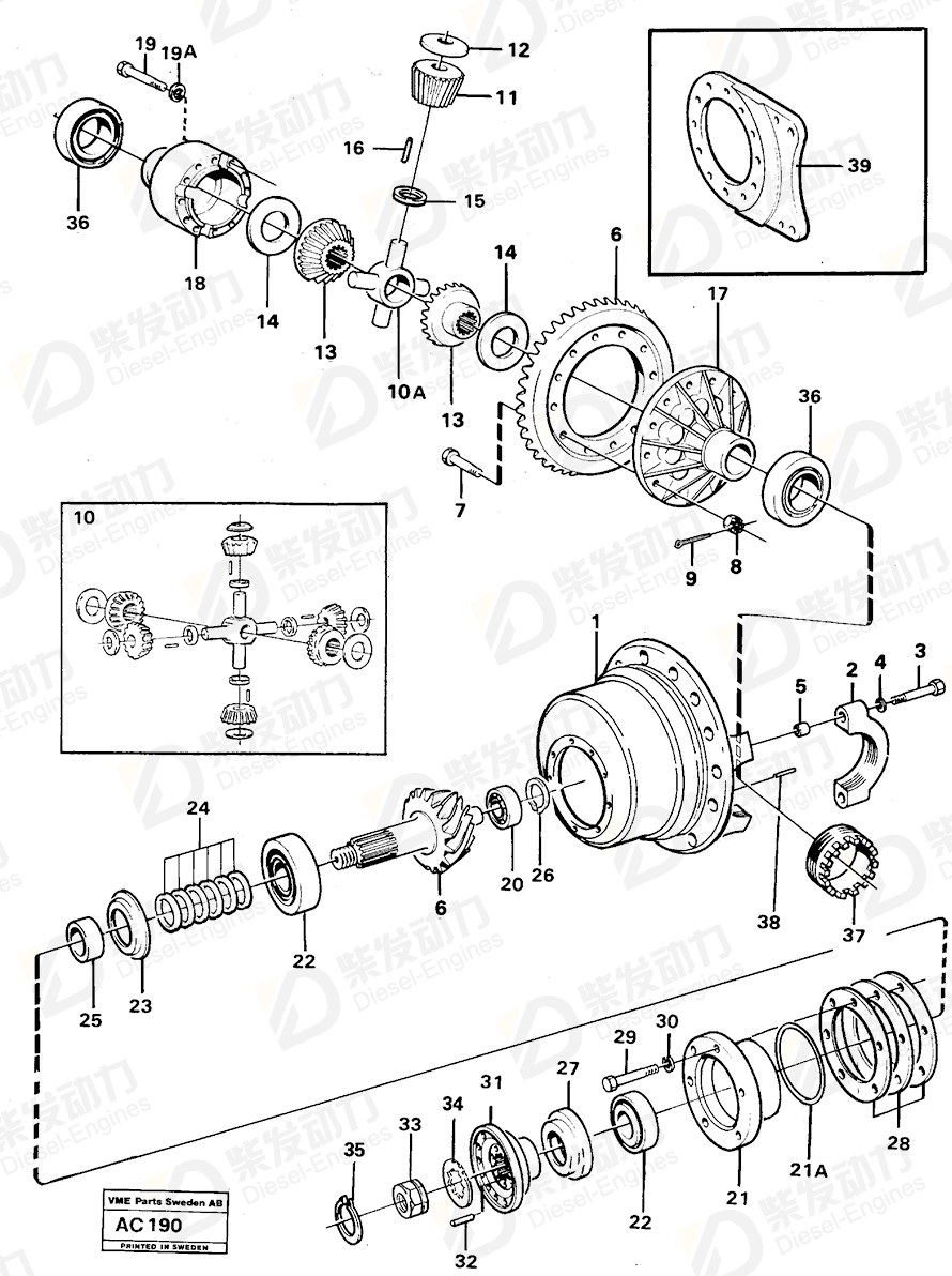 VOLVO Hex. socket screw 968217 Drawing VOLVO Hex. socket screw 968217 Drawing