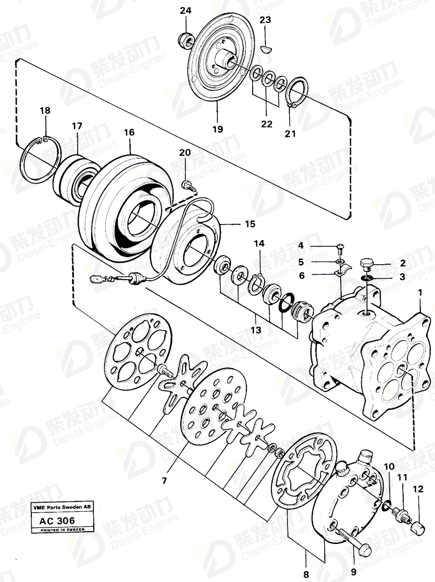 VOLVO Set 11992130 Drawing