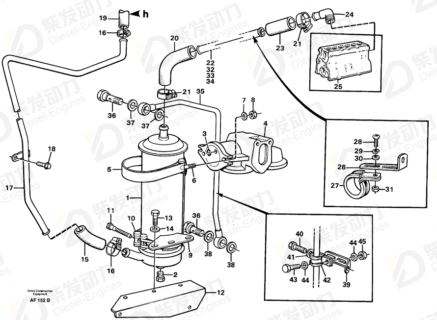 VOLVO Bracket 468653 Drawing