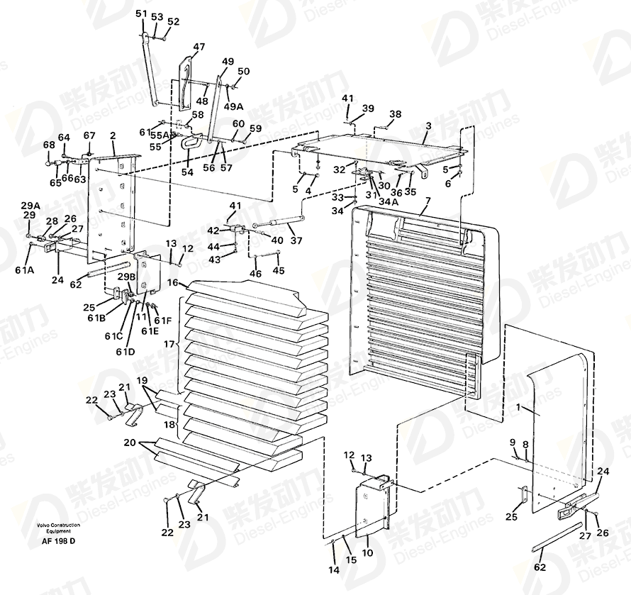 VOLVO Hexagon screw 968974 Drawing