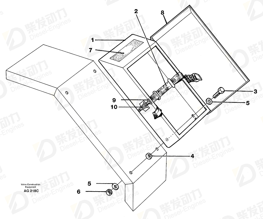 VOLVO Padlock 7000878 Drawing