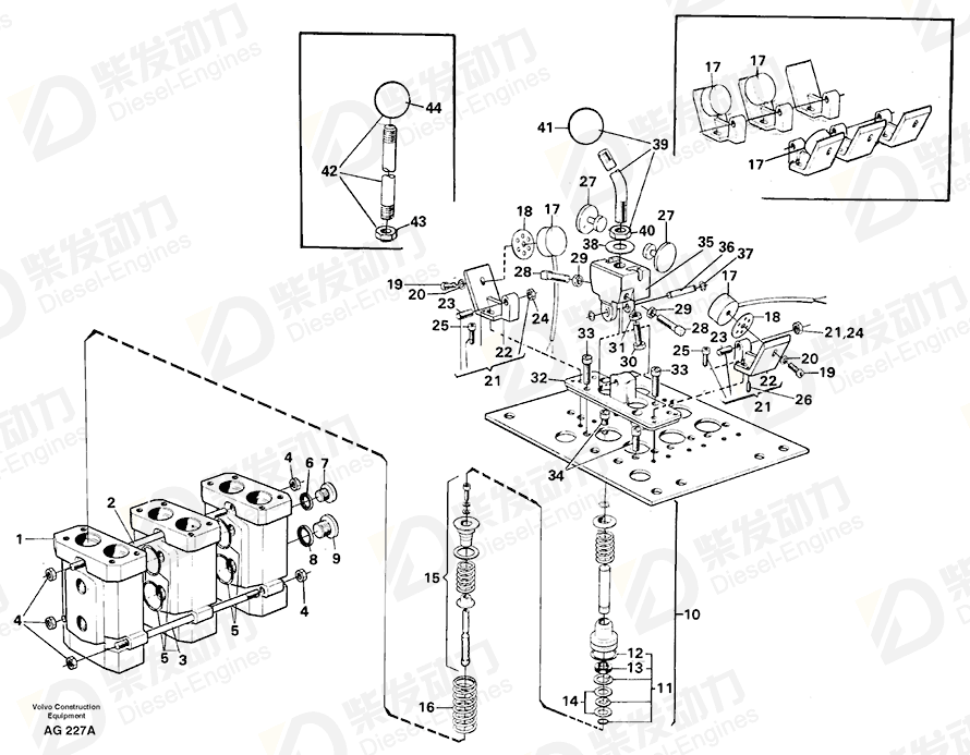VOLVO Repair kit 17413420 Drawing