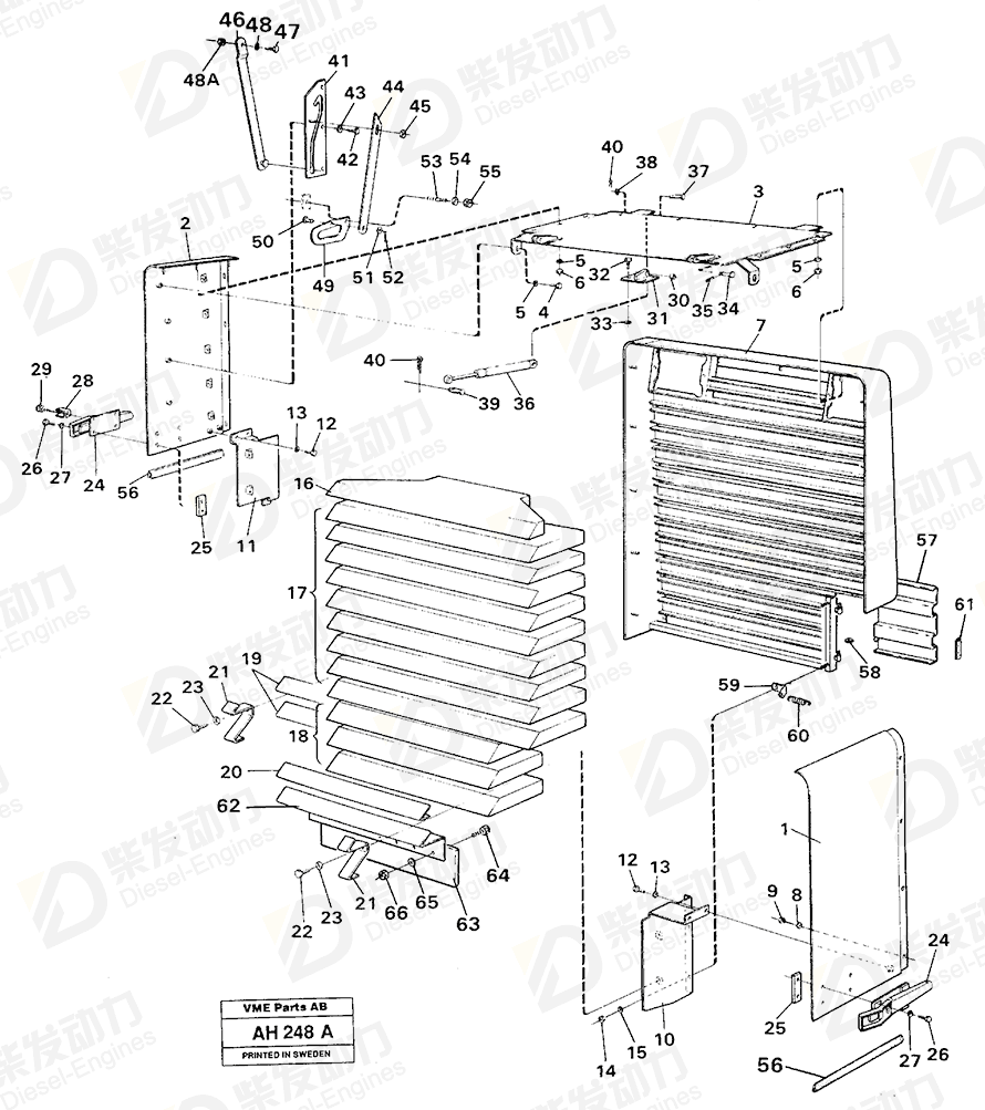 VOLVO Cross recessed screw 956095 Drawing