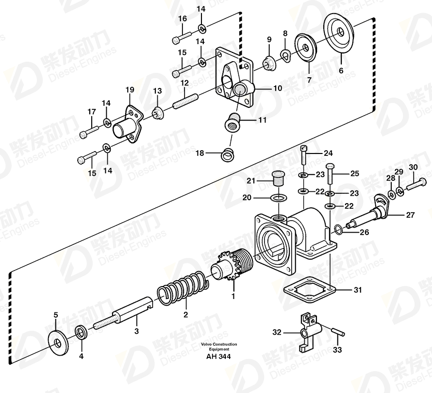 VOLVO Plug 244598 Drawing