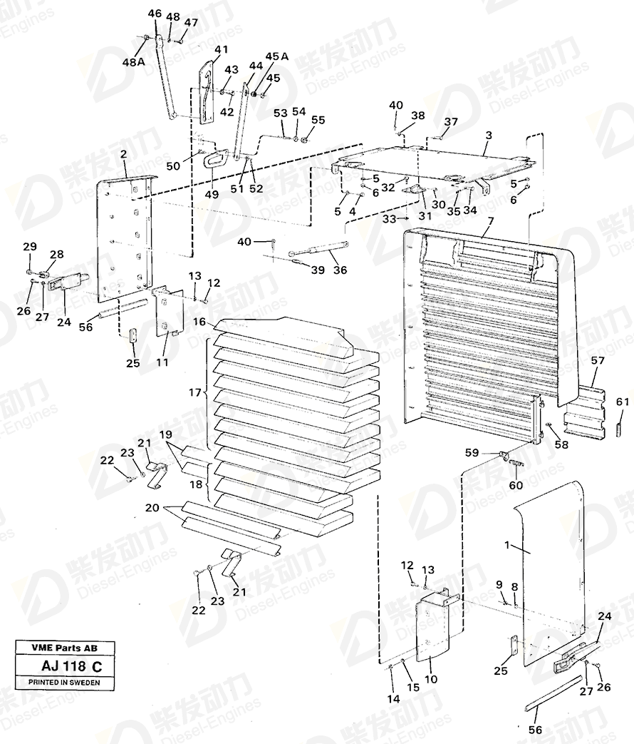 VOLVO Lock nut 13971083 Drawing