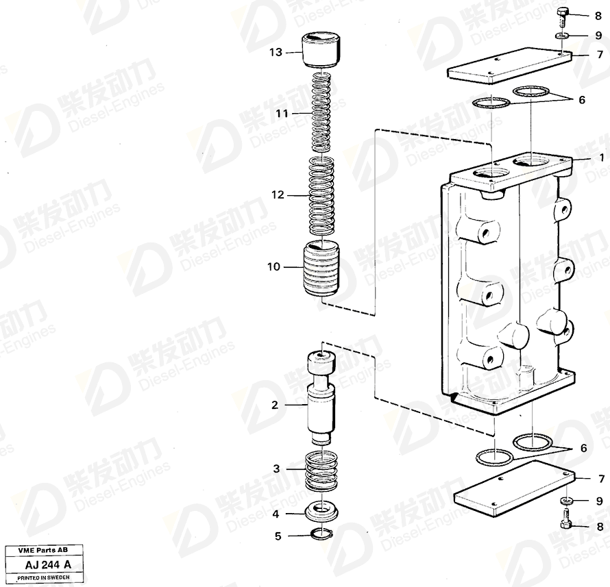 VOLVO Spool 4720788 Drawing
