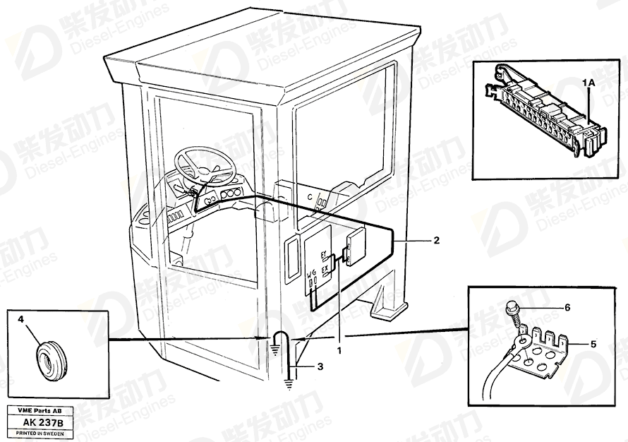 VOLVO Housing 11039443 Drawing