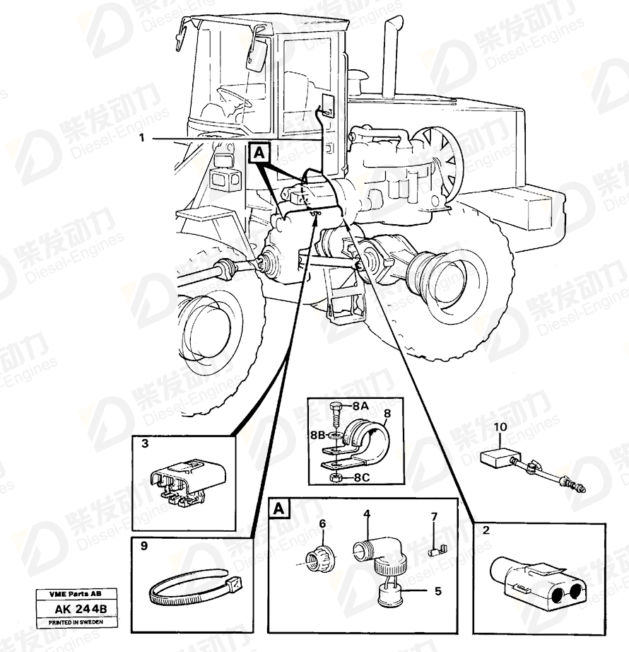 VOLVO Housing 1259828 Drawing