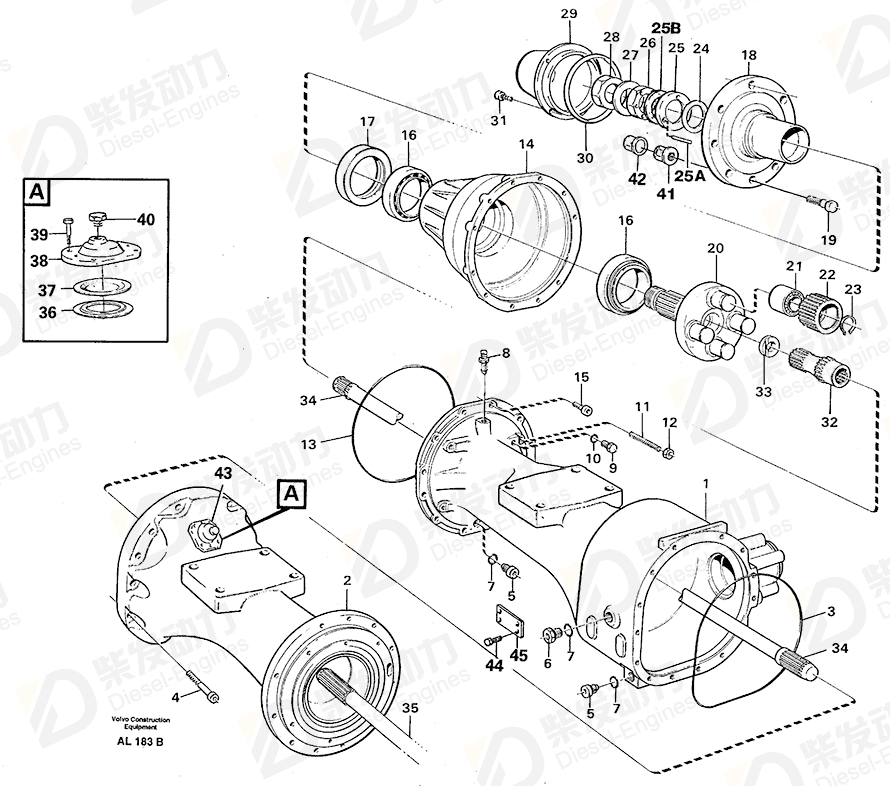 VOLVO O-ring 11703440 Drawing