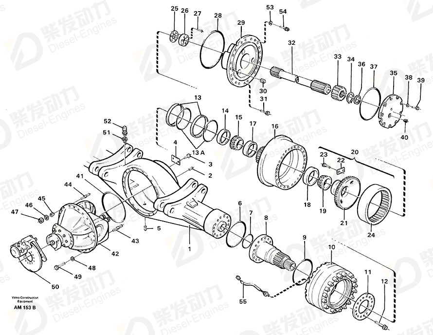 VOLVO Hexagon screw 955692 Drawing VOLVO Hexagon screw 955692 Drawing