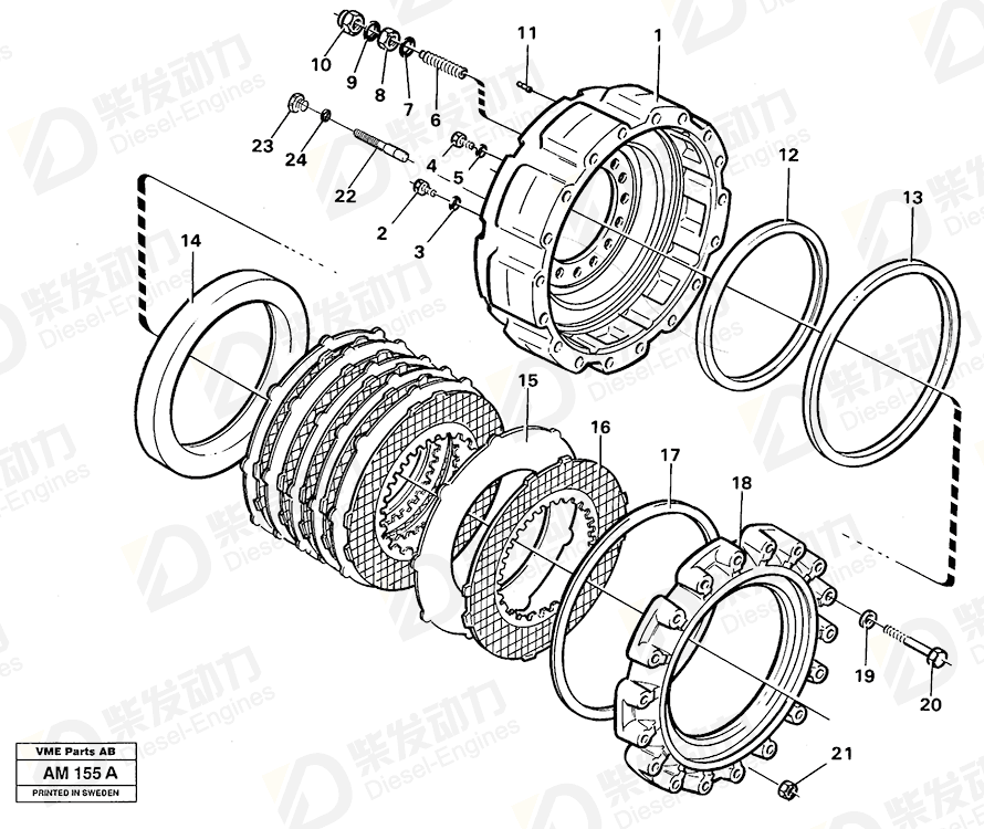 VOLVO Plug 13802606 Drawing